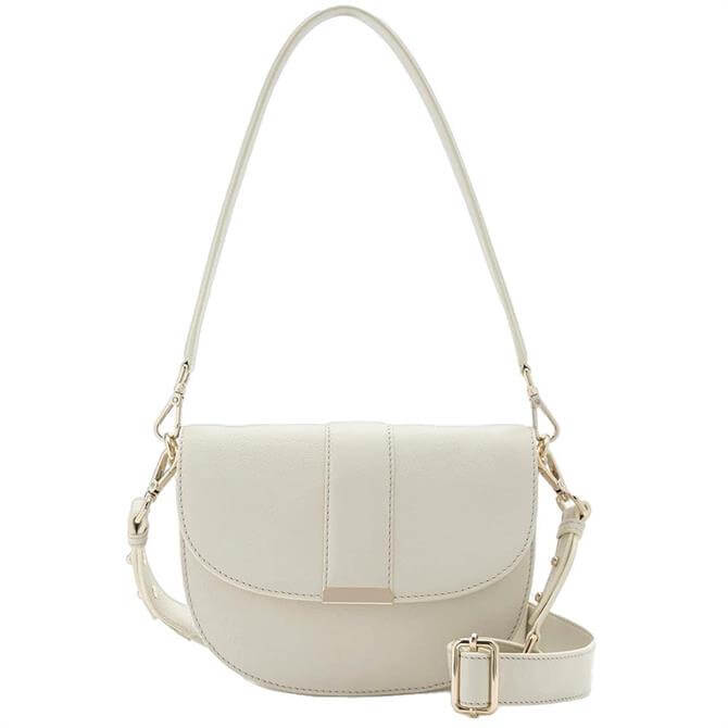 Mint Velvet Agnes White Leather Small Bag